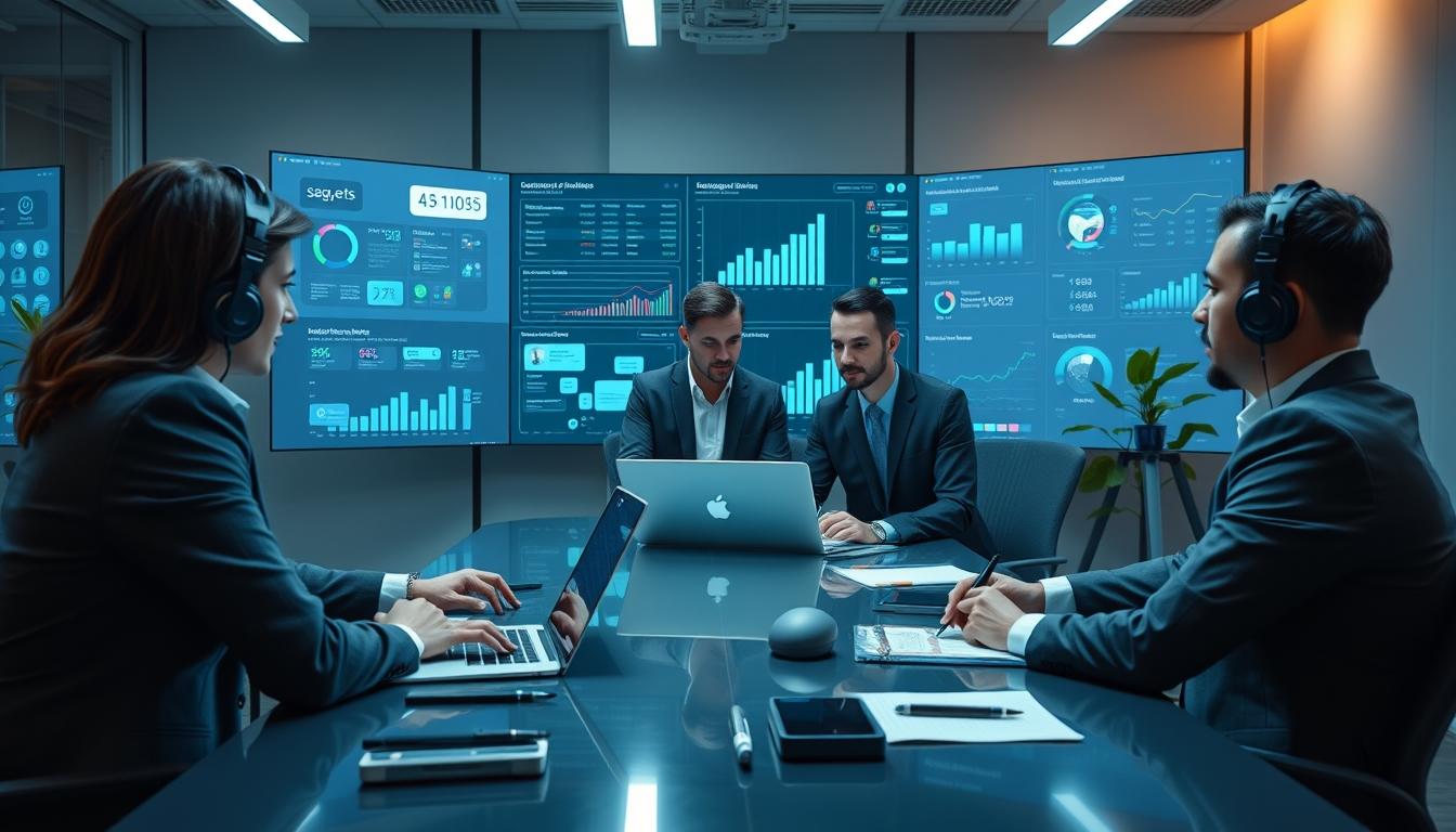 Enterprise software dashboards and business process automation